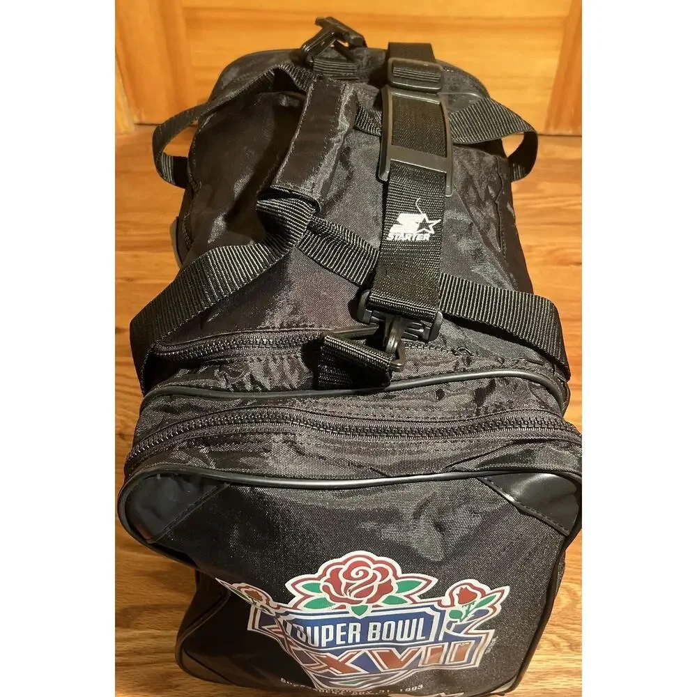 Vintage 1993 STARTER - SUPER BOWL XXVII DUFFLE BAG NFL COWBOYS vs. BILLS